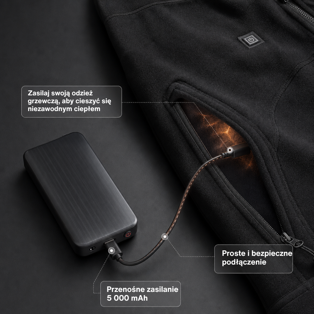 Powerbank do podgrzewanych skarpet – kompaktowy i lekki