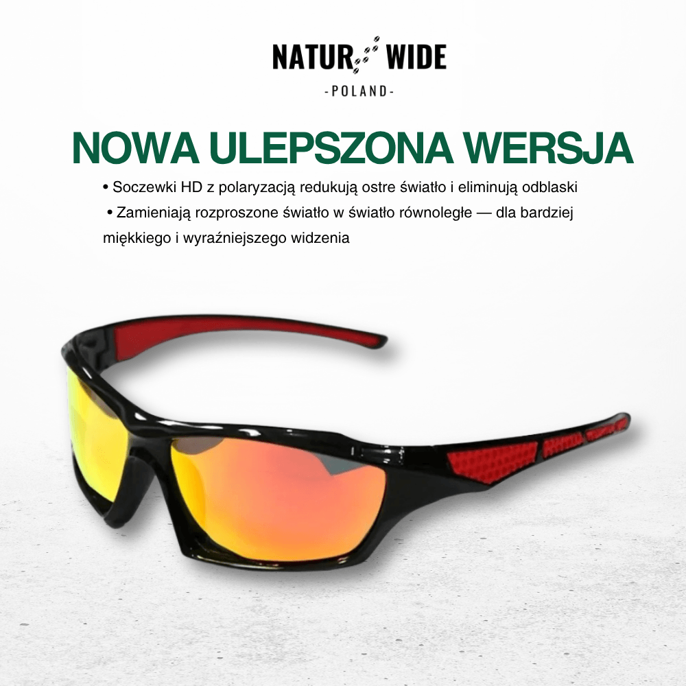 Polaryzacyjne Sportowe Okulary Przeciwsłoneczne UV400 – Antyodblaskowe