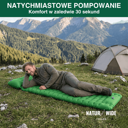 Ultralekki Materac Kempingowy – Kompaktowy i Idealny na Każdą Przygodę