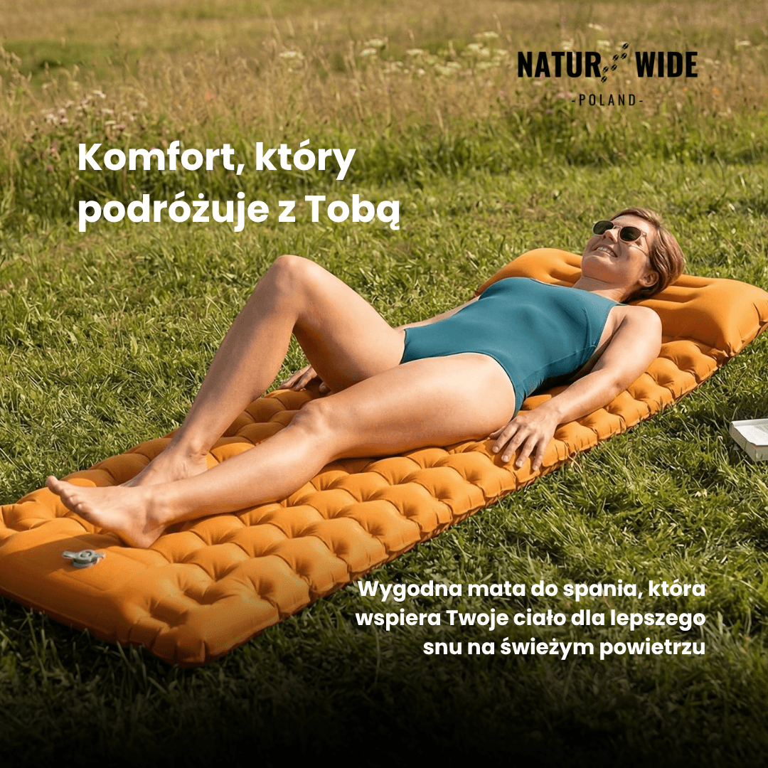 Ultralekki Materac Kempingowy – Kompaktowy i Idealny na Każdą Przygodę