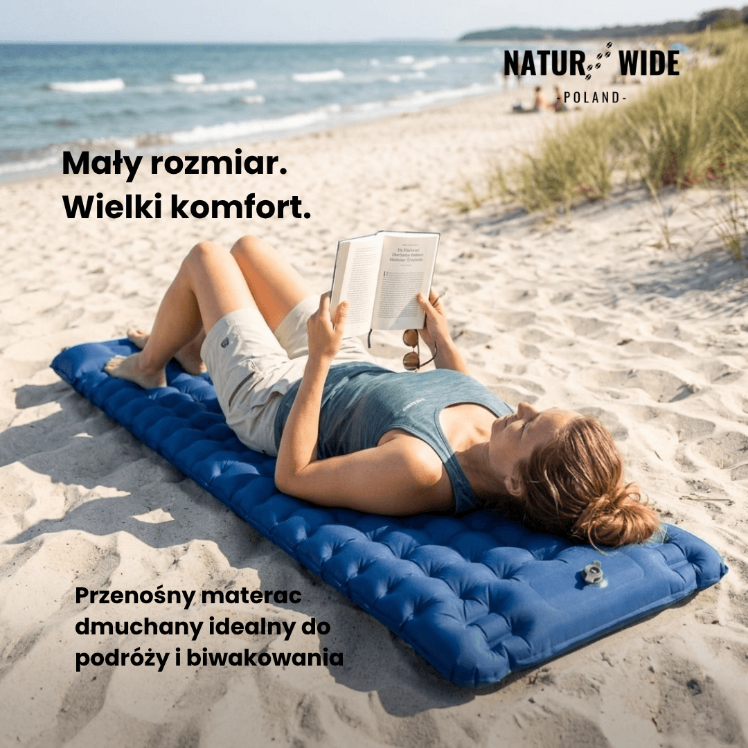 Ultralekki Materac Kempingowy – Kompaktowy i Idealny na Każdą Przygodę