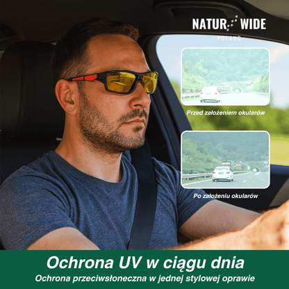 Polaryzacyjne Sportowe Okulary Przeciwsłoneczne UV400 – Antyodblaskowe