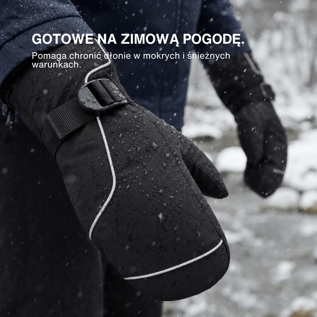 Naładowywalne Wodoodporne Elektryczne Podgrzewane Rękawice Zimowe