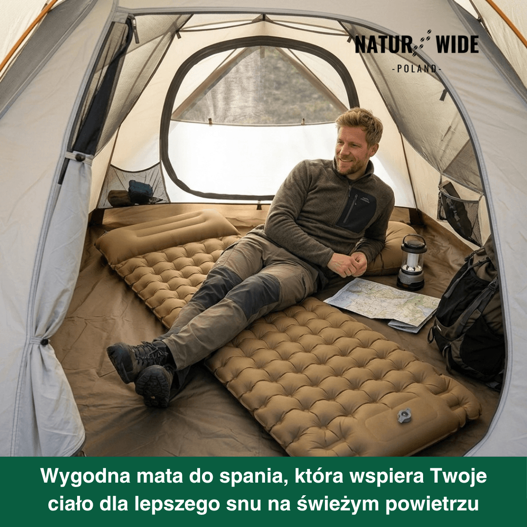 Ultralekki Materac Kempingowy – Kompaktowy i Idealny na Każdą Przygodę