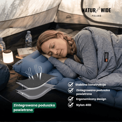 Ultralekki Materac Kempingowy – Kompaktowy i Idealny na Każdą Przygodę