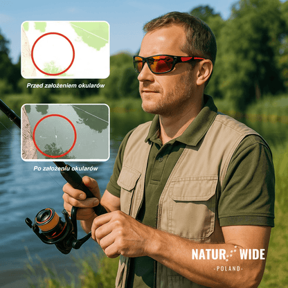 Polaryzacyjne Sportowe Okulary Przeciwsłoneczne UV400 – Antyodblaskowe