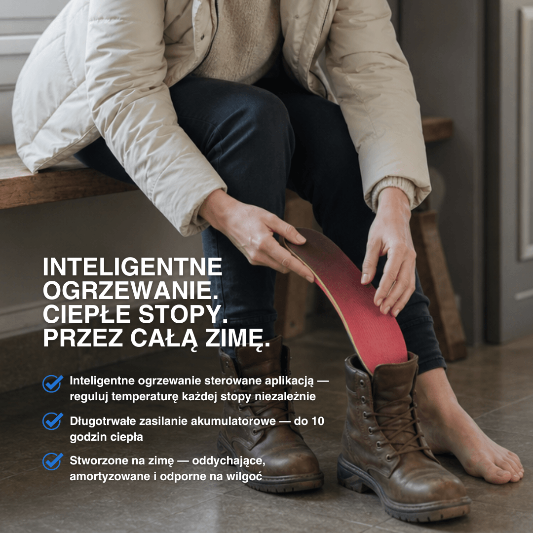 Inteligentne wkładki podgrzewane zdalnie sterowane przez aplikację