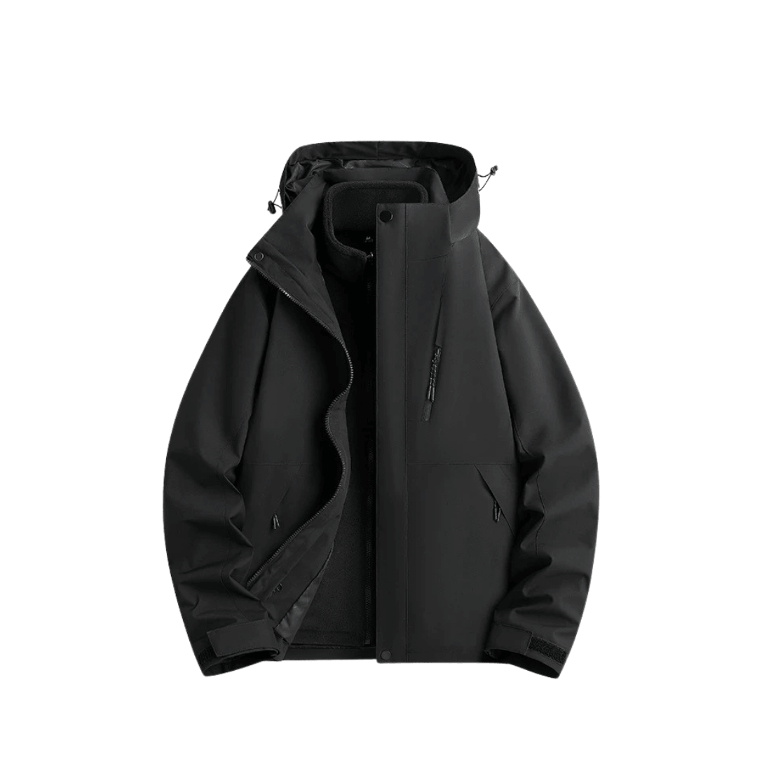 Damska wodoodporna kurtka przeciwdeszczowa 3-w-1