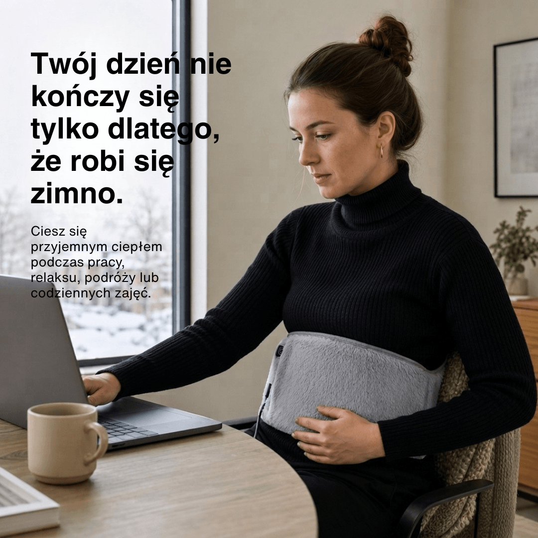 Podgrzewacz elektryczny 3-poziomowy – Ogrzewacz na talię i przenośny pas grzewczy