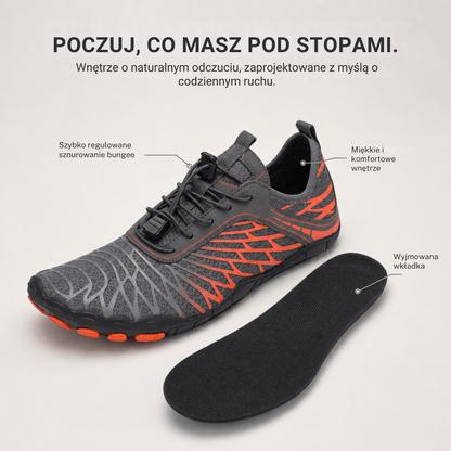 BareFlex – Buty Barefoot dla Zdrowego Chodzenia, Zatwierdzone przez Podologów (Unisex)