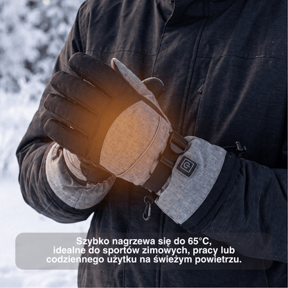 Beheizte rękawice – 3 poziomy grzania, wodoodporne i wiatroszczelne
