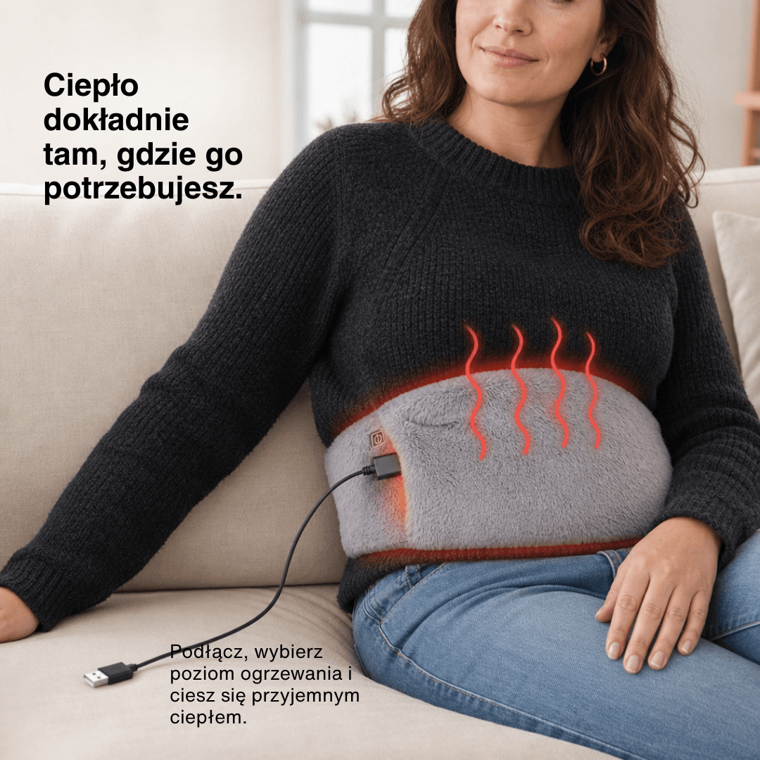 Podgrzewacz elektryczny 3-poziomowy – Ogrzewacz na talię i przenośny pas grzewczy