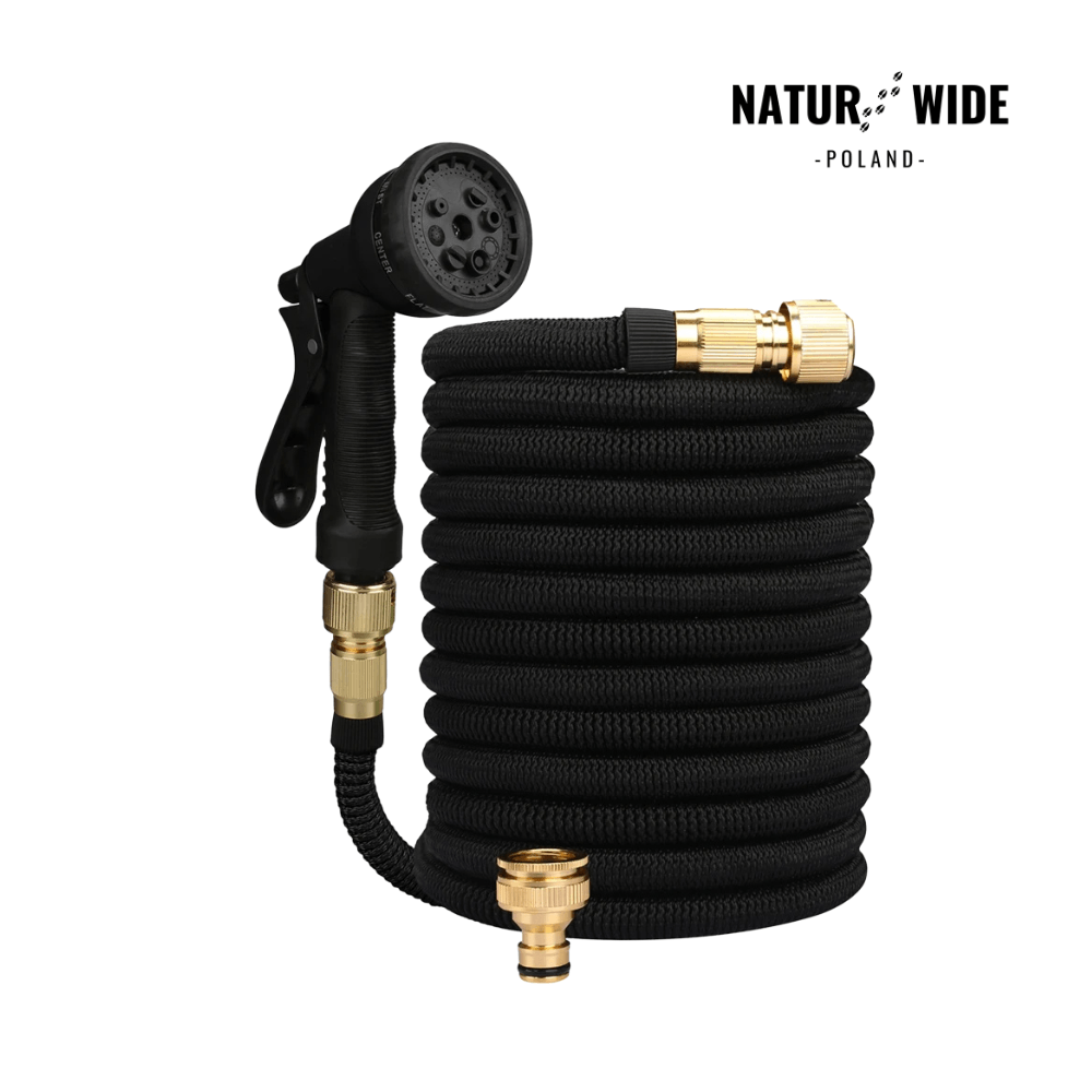 AquaFlex Pro – elastyczny wąż ogrodowy z 8 funkcjami natrysku