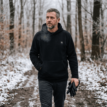 Podgrzewany Hoodie USB – Unisex Hoodie z Zamkiem