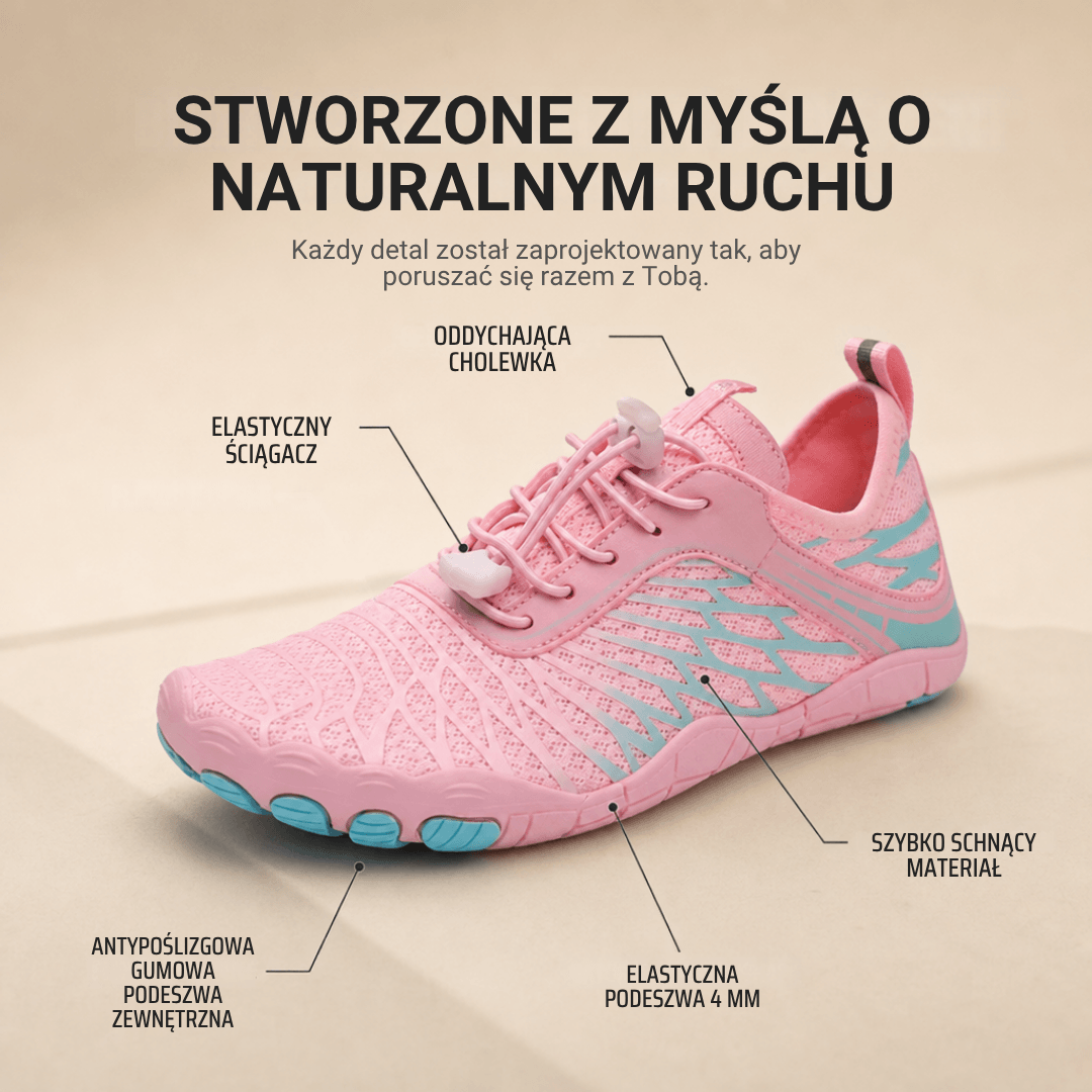 BareFlex – Buty Barefoot dla Zdrowego Chodzenia, Zatwierdzone przez Podologów (Unisex)