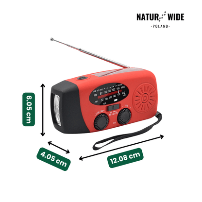 Wielofunkcyjne Radio Awaryjne – Solarne, Dynamo i Powerbank