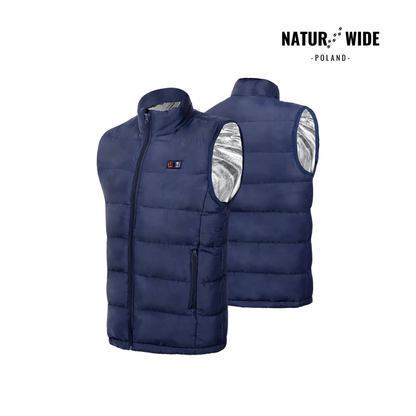 Kamizelka ogrzewająca z 9 strefami – ładowana przez USB i wodoodporna